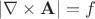 $|\nabla \times \mathbf{A}|=f$