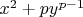 $x^2 + py^{p-1}$