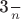 \frac{3}{n}