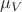 $\mu_V$