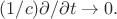 $(1/c)\partial/\partial t\to 0.$