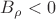 $B_{\rho}<0$