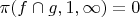 $\pi(f \cap g,1,\infty)=0$
