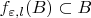 $f_{\varepsilon,l}(B)\subset B$