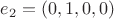 $e_2=(0,1,0,0)$