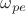 $\omega_{pe}$
