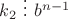 $k_2 \ \vdots \ b^{n-1}$