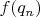 $f(q_n)$