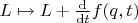 $L \mapsto L+ \frac{\mathrm{d} }{\mathrm{d} t} f(q, t)  $