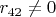 $r_{42}\ne 0$