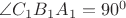 $\angle C_1B_1A_1=90^0$